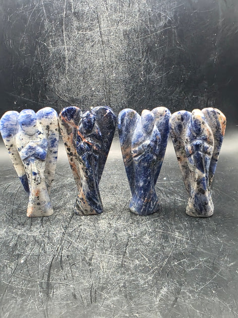 Sodalite angel!! 3 inches tall, 1.6 ounces!