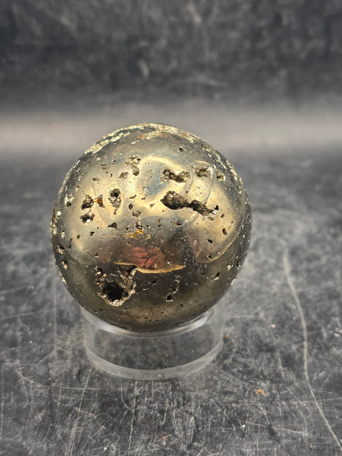 Pyrite egg! 7.9 ounces, 2.1 inches tall!