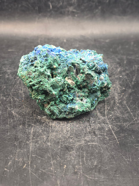 Raw Azurite chrysocolla crystal! 7.1 ounces, 2.6 inches wide