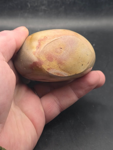 Polychrome jasper free form! 14.3 ounces, 3.1 inches tall, 2.9" wide