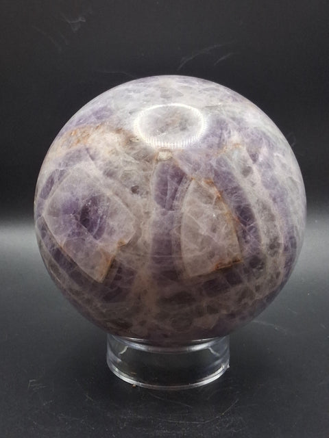 Jumbo dream amethyst sphere! 2.6 pounds, 91.6mm, 3.6 inches