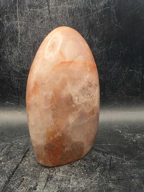 Red hematoma " fire quartz" free form! 1.1 pound, 4 inches tall,2.7" wide