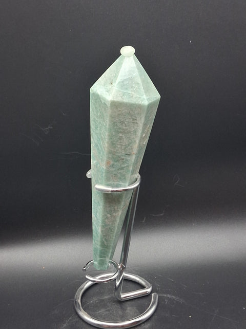 Amazonite scepter! 7.5 ounces, 6.25 inches tall