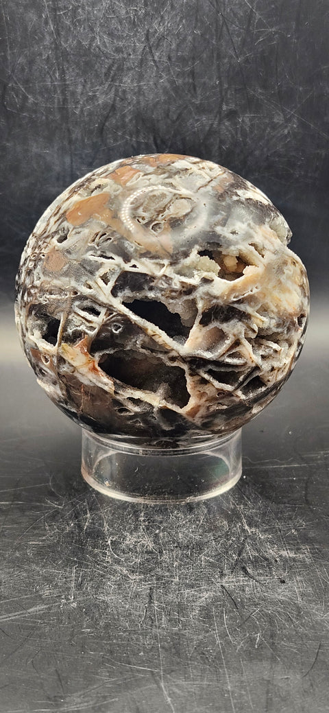 Sphalerite sphere! 77mm, 3 inches, 1.2 pounds!
