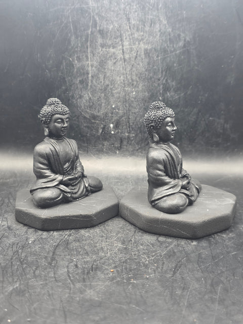 Shungite Buddha figurine! 5.6 ounces, 3.4 inches tall!