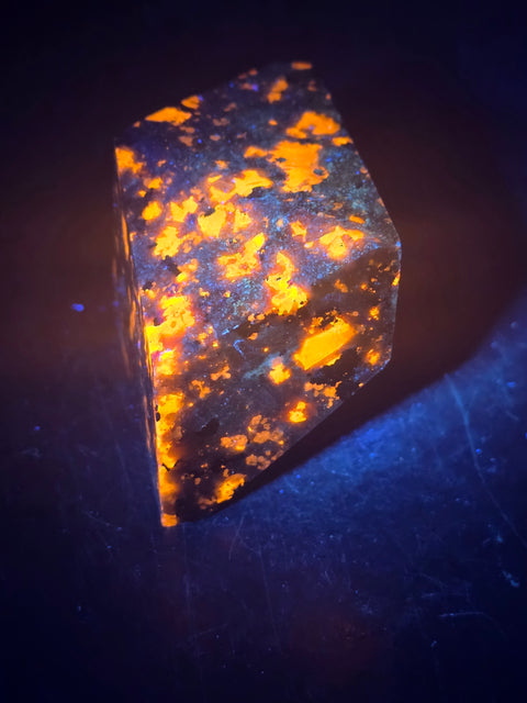 Flame stone free form! 7 ounces, 2.4 inches by 2.2 inches