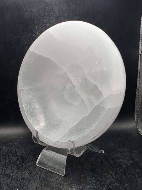 Selenite bowl!! 5.5 inches, 1.10 pounds!