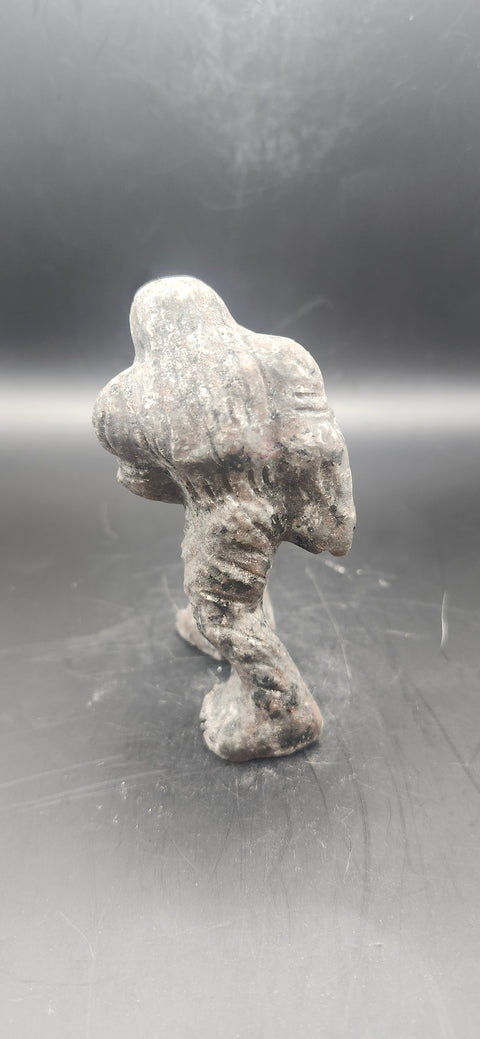 Flame stone sasquatch! 3.5 inches tall, 3.2 ounces