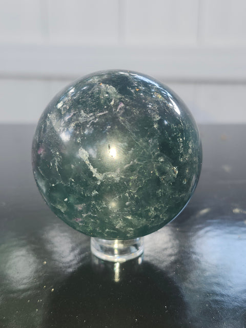 Florite sphere! 6 ounces, 49mm, 1.9 inches