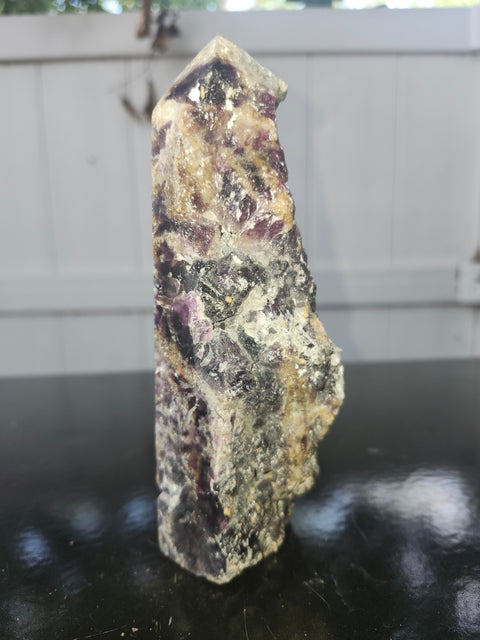 Florite tower! 13.7 ounces, 5.64 inches