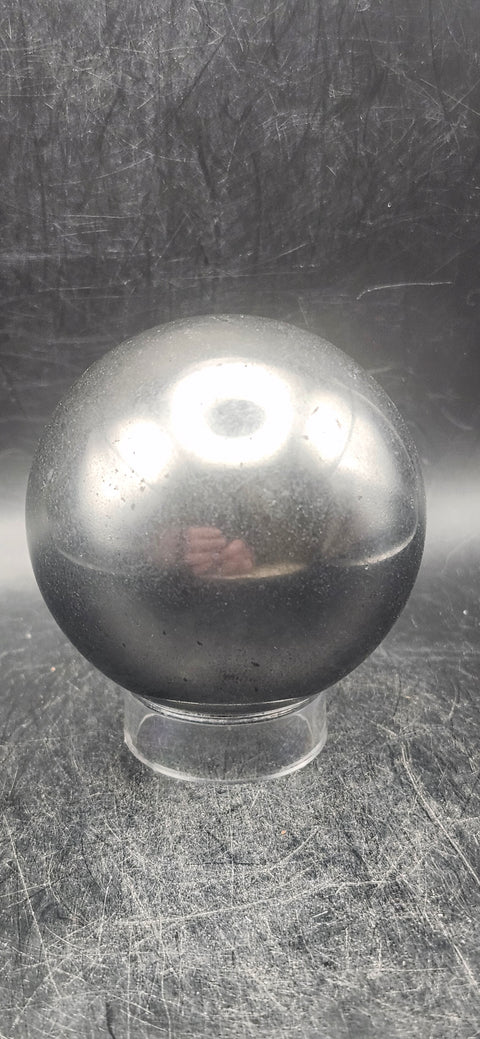 Polished Shungite sphere! 59mm, 2.3 inches, 6 ounces