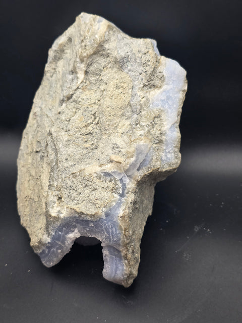 Rare natural raw 5.6 pound blue lace agate cluster!!