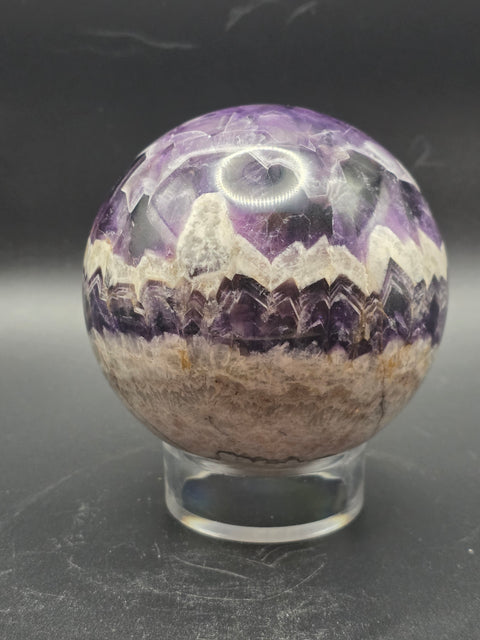 Dream amethyst sphere! 76.8mm, 3 inches, 1.6 pounds