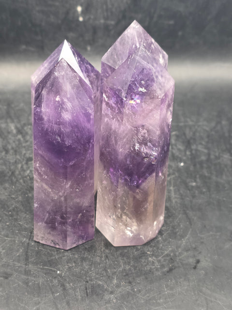 Natural Amethyst tower! 3 too 3.4 inches tall, 4 ounces