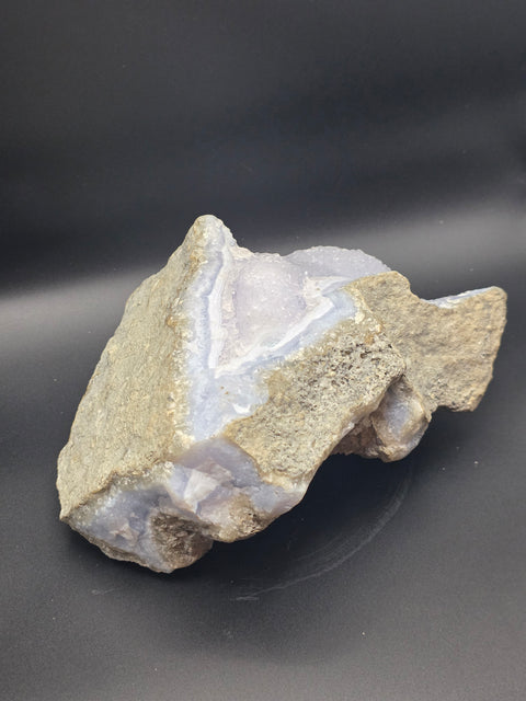 Rare natural raw 5.6 pound blue lace agate cluster!!