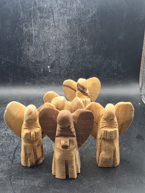 Palo santo angel "holy wood" 2 inches tall
