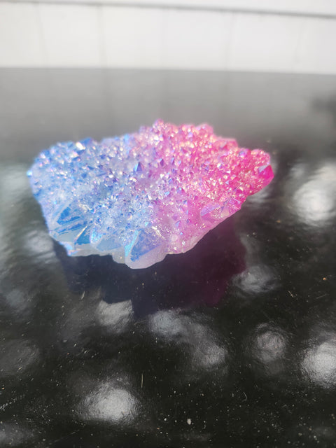 Blue and pink aura quartz 6.6 ounces