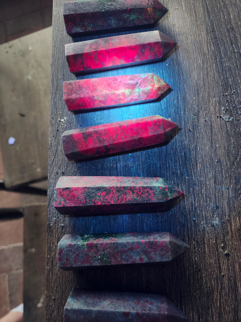 3.25 to 4 inch ruby in kyanite towers