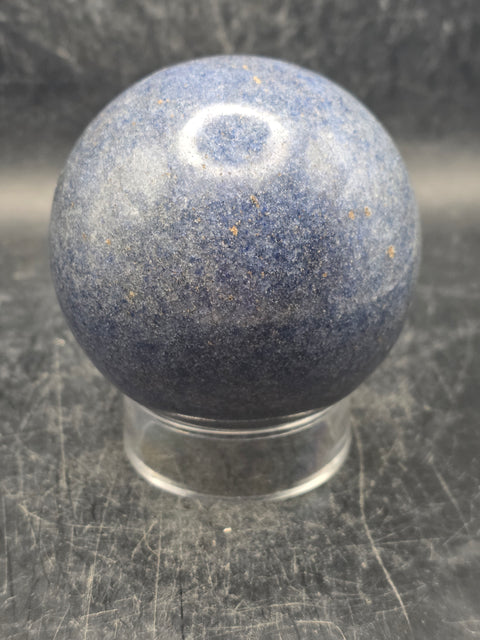 Lazulite sphere! 15.3 ounces, 67mm, 2.6 inches