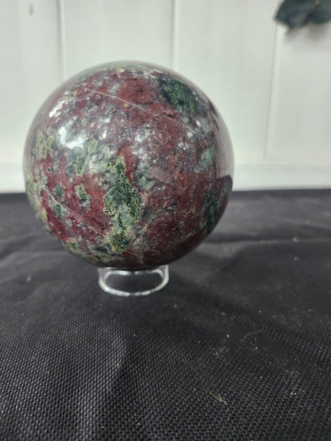 1.8 pound, 3.5 inch ocean jasper sphere