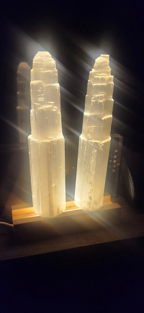 Selenite tower! 8 inches, 15 ounces!