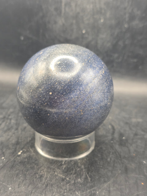 Lazulite sphere! 67.2mm, 2.6 inches, 14.8 ounces