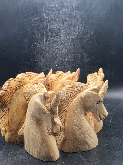 Palo santo unicorn! "Holy wood" 2.9 inches tall!