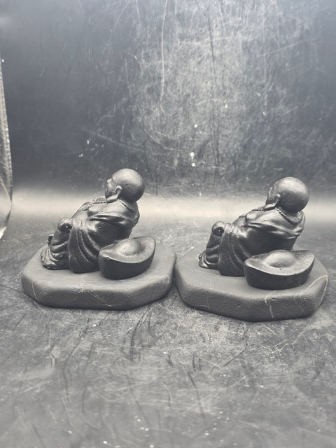 Shungite hotei figurine! 2.7 inches tall, 5.2 ounces!