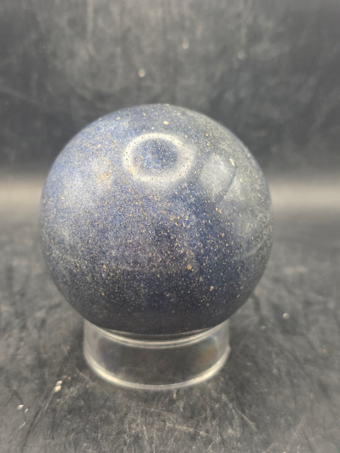 Lazulite sphere! 67.2mm, 2.6 inches, 14.8 ounces