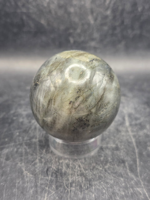 Labradorite sphere! 49.9mm, 1.9 inches, 6.2 ounces