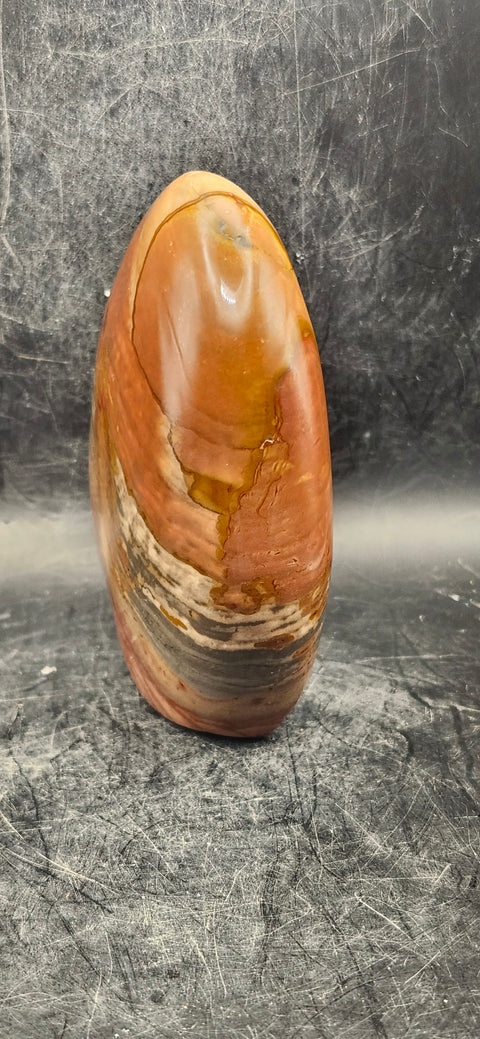 Polychrome jasper free form! 13 ounces, 3.7 inches tall!