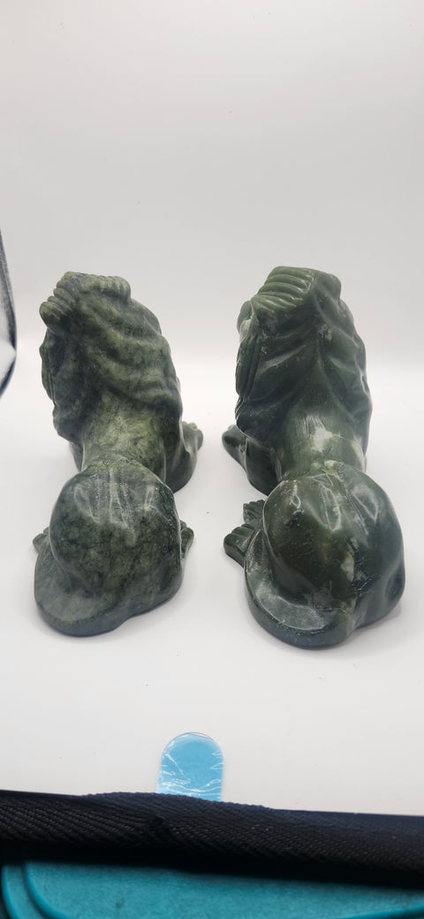 Nephrite jade lion! 1 pound 5 inches long