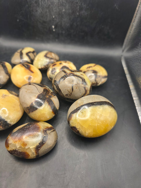 Septarian stone palm stone! 1.8 too 2.2 inchs!
