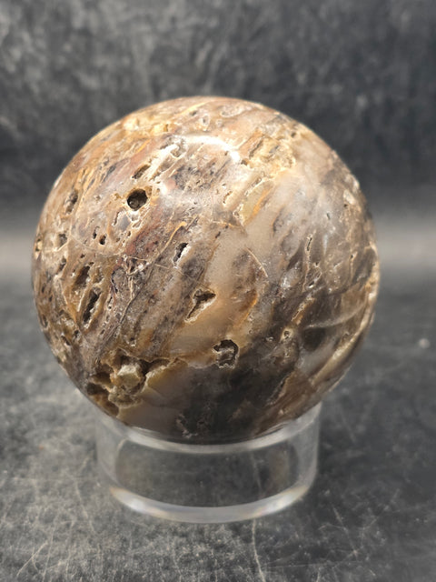 Sphalerite sphere! 65.5mm, 2.5 inches, 13.9 ounces