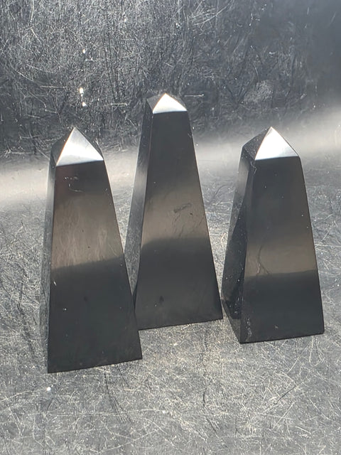 Shungite tower! 2.7 too 3 inches tall