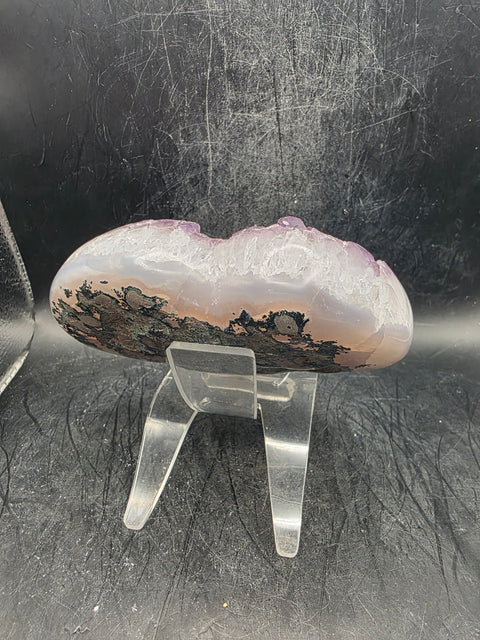 Druzy Amethyst heart! 1 pound, 4.2 inches wide