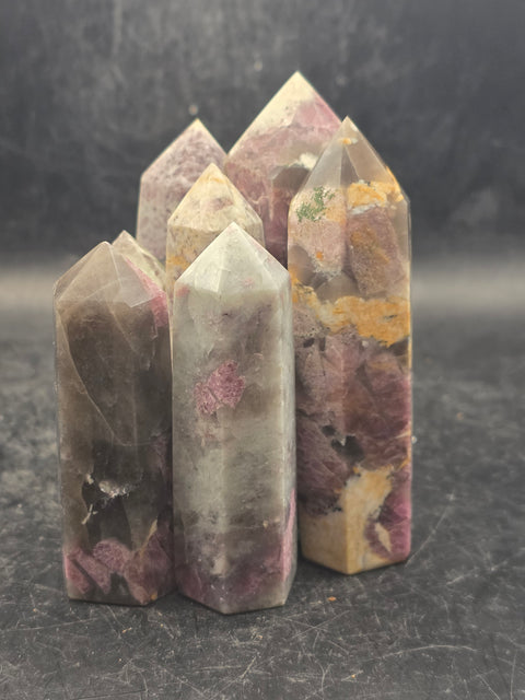 Pink tourmaline unicorn stone tower! 2.3 too 3 inches tall!