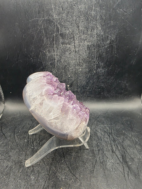 Druzy Amethyst heart! 1 pound, 4.2 inches wide