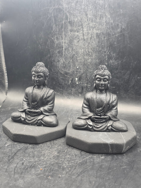 Shungite Buddha figurine! 5.6 ounces, 3.4 inches tall!