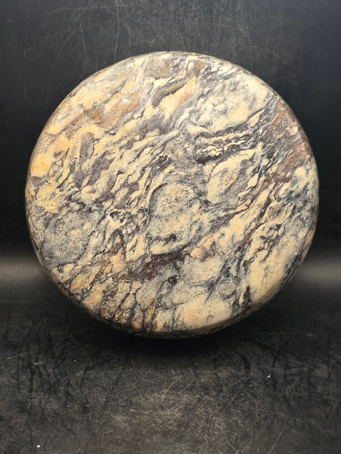 Batik jasper round bowl! 5.2 inches wide, 1.7 pounds!
