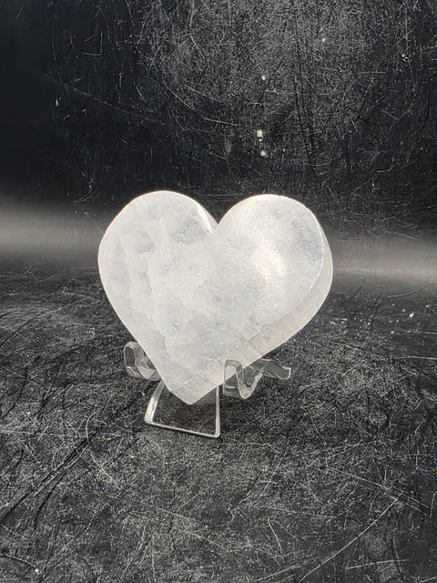 Selenite fairy heart! 2 inches by 2 inches!