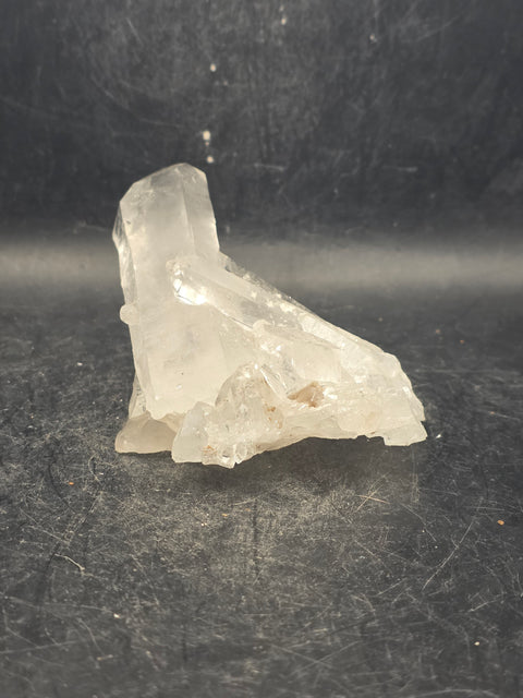 Clear quartz cluster! 5 ounces, 3.8 inches by 2.5 inches!