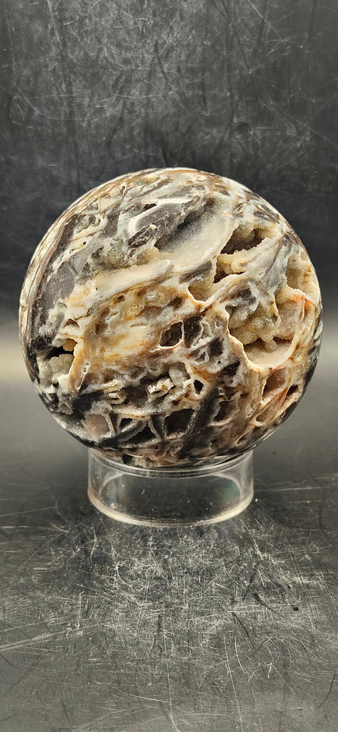 Sphalerite sphere! 77mm, 3 inches, 1.2 pounds!