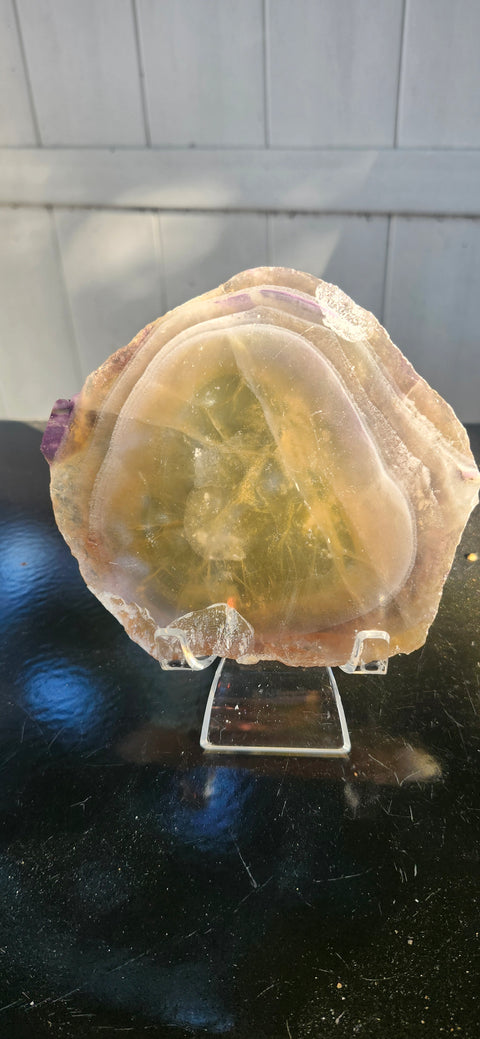 Agate slab, 10.3 ounces, 5 inches by 4 inches