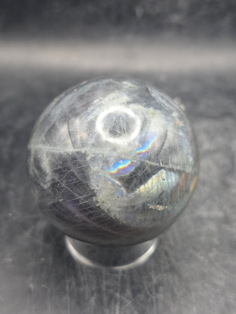 Labradorite sphere! 51.2mm, 2 inches, 6.6 ounces