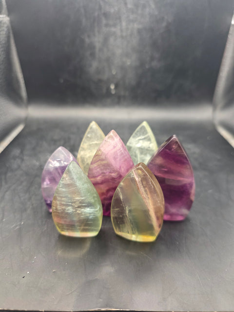 Mini candy florite flame tower! 1.9 to 2.2 inches!