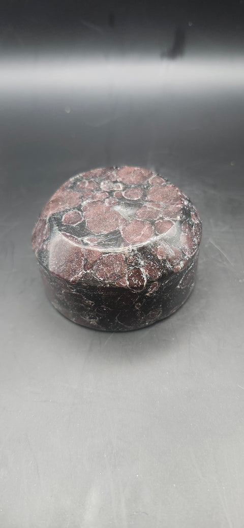 Astrophyllite garnet firework bowl and vase set!! 10 ounces