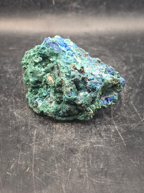 Raw Azurite chrysocolla crystal! 7.1 ounces, 2.6 inches wide