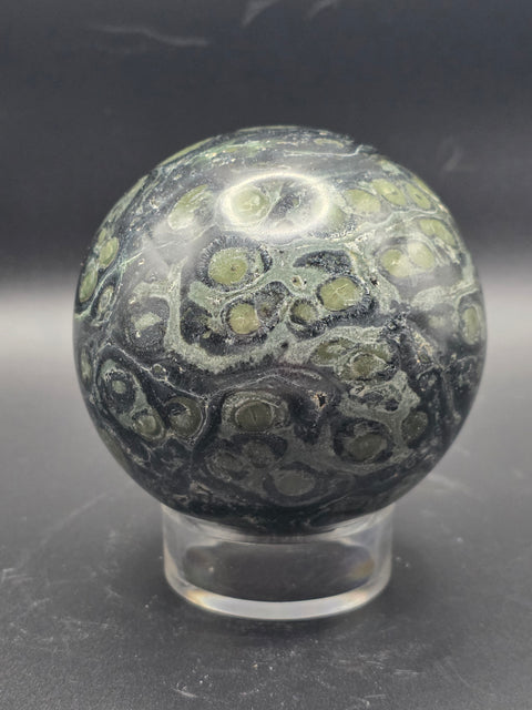 Large kambaba Jasper sphere! 75.2mm, 2.9 inches, 1.6 pounds