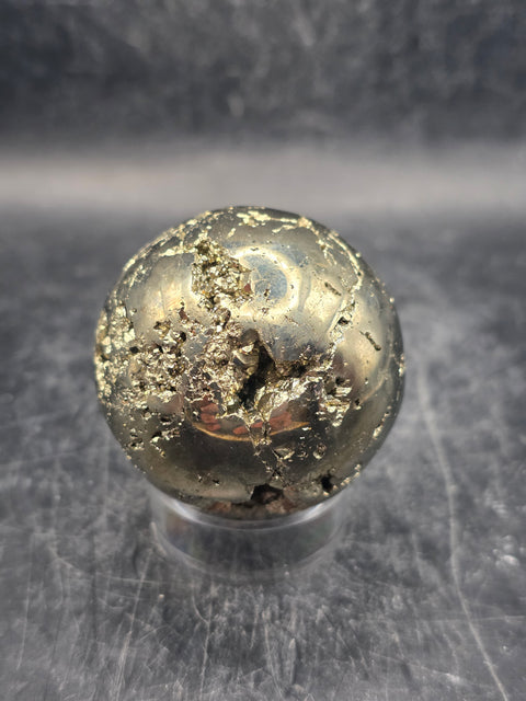 Pyrite sphere! 45.4mm, 1.7 inches, 7.8 ounces